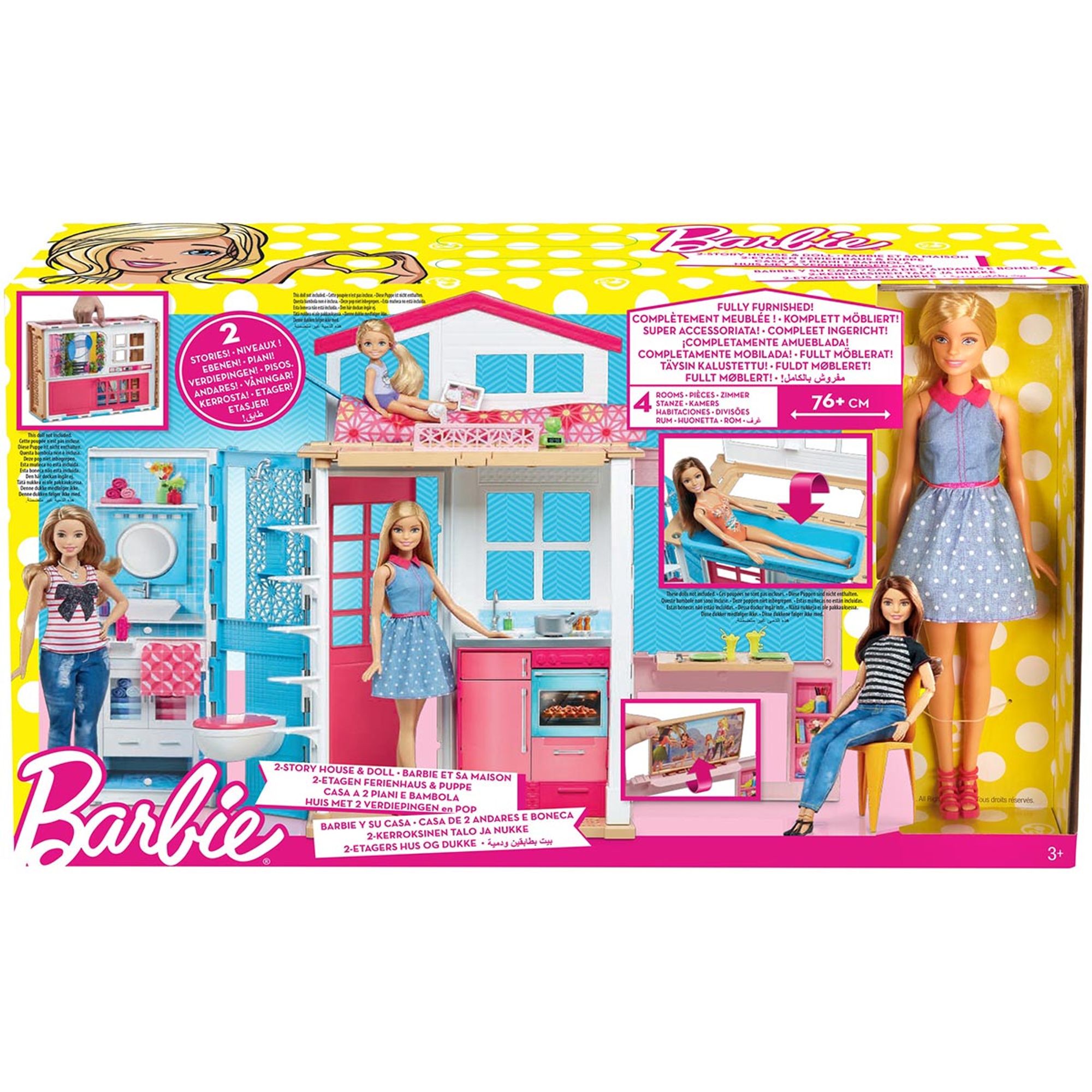 Barbie Casa Glam Con Muneca