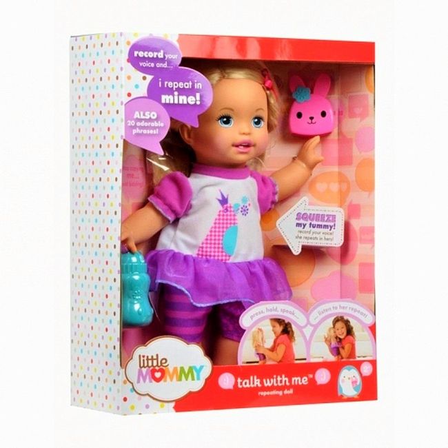 muñeca bebita habla conmigo little mommy
